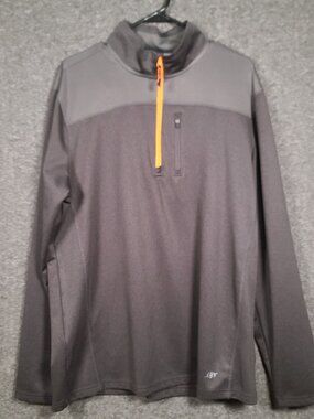 NordicTrack NT DRI Men's Size Large Gray 1/4 Zip Sweatshirt Jacket